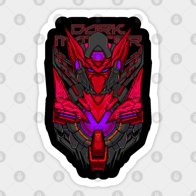 Exia Dark Matter Sticker by WahyudiArtwork